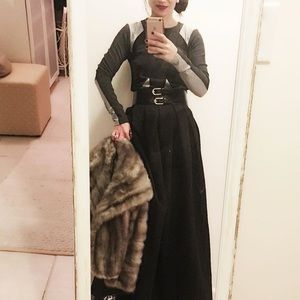 100% Real Mink Fur Cropped Coat, XS/S